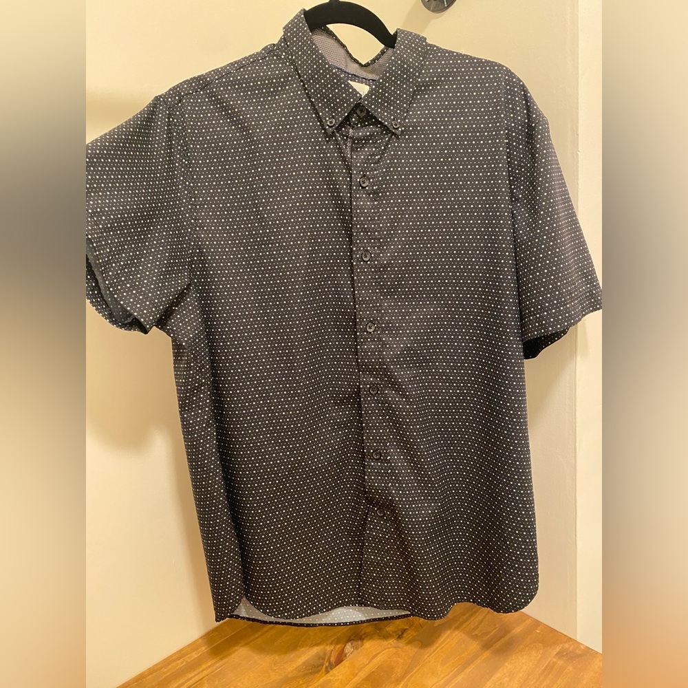 Men's Black Patterned Shirt